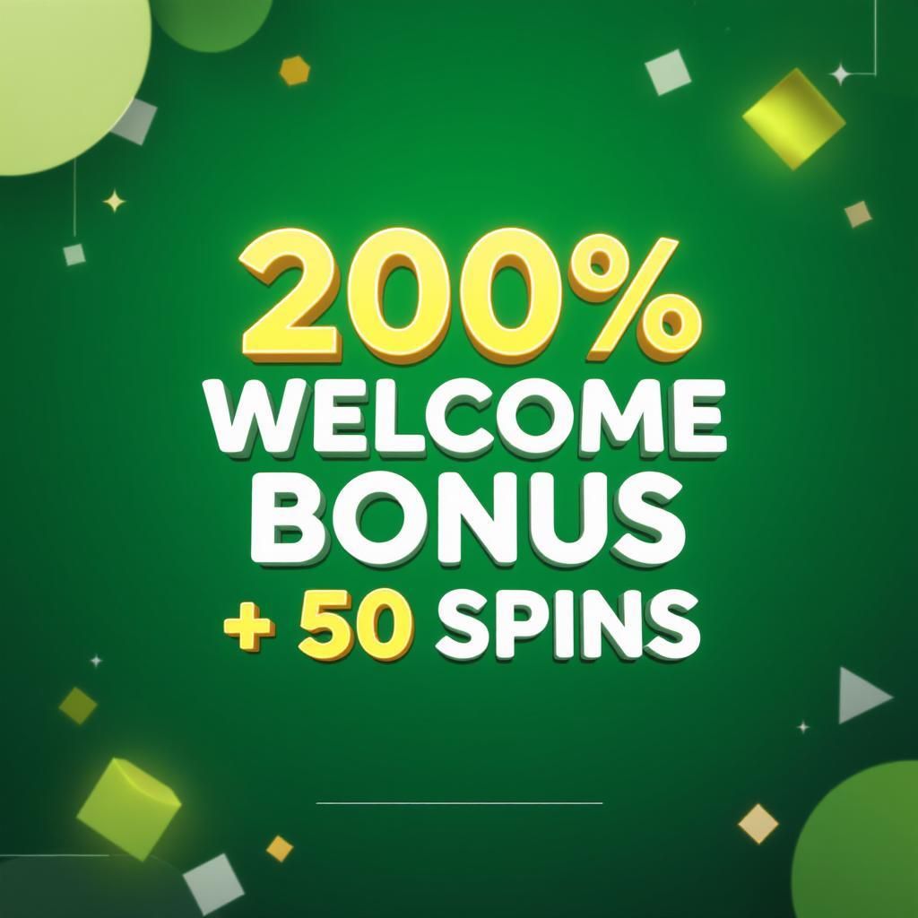 200% Welcome Bonus + 50 Spins